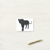 Black Panther Leopard Jaguar Cat Big Wildlife Post-it Klebezettel (Auf Schreibtisch)