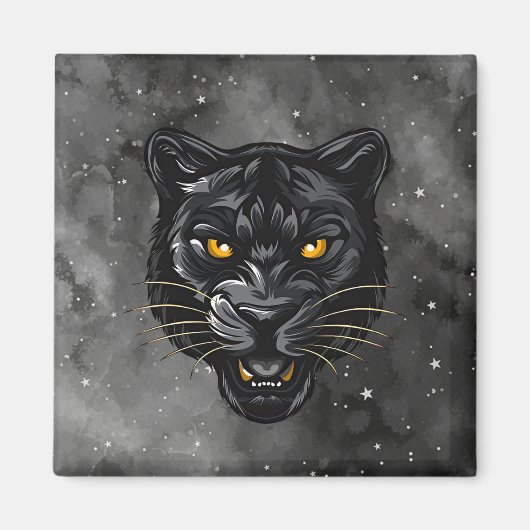Black Panther Magnet (Vorne)