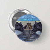 Black Panther Mexico Collection Button (Vorne & Hinten)