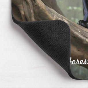 "Black Panther on Branch" Mousepad
