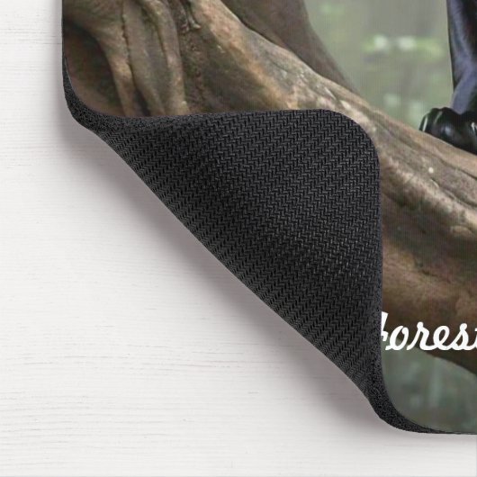 "Black Panther on Branch" Mousepad (Ecke)