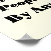 Black Panther Poster 'An Attack Against One Is An (Ecke)