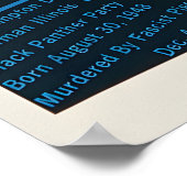 Black Panther Quote Poster 1970s Revolution Art (Ecke)