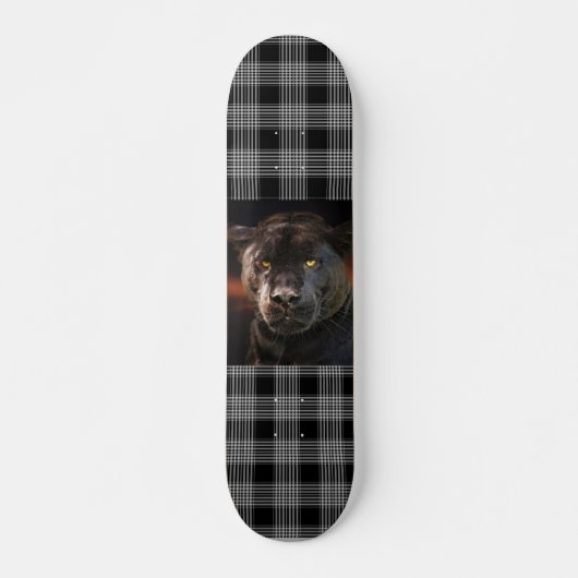 BLACK PANTHER Skateboarddecke Skateboard (Vorne)
