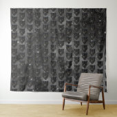 Black Panther Tapestry Wandteppich (Beispiel (Horizontal))