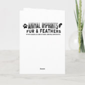 Black Panther Themed Happy Birthday Karte (Rückseite)