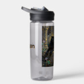 Black Panther under the Full Moon Personalized Trinkflasche (Rechts)