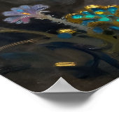 Black Panther under the Full Moon Poster (Ecke)