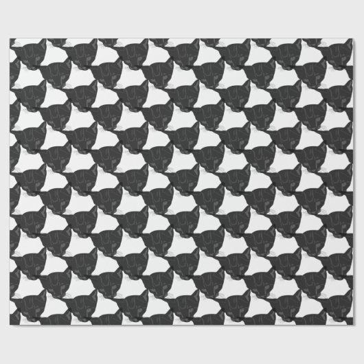 Black Panther Vector Geschenkpapier (Flach)