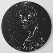 Black Panther — von BurnsInHell Button (Vorderseite)