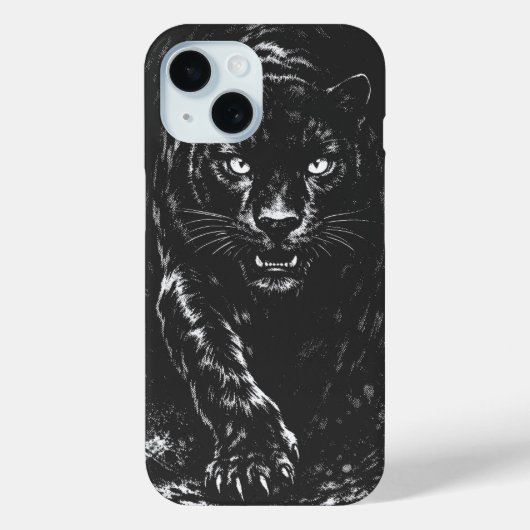 Black Panther — von BurnsInHell Case-Mate iPhone Hülle (Rückseite)