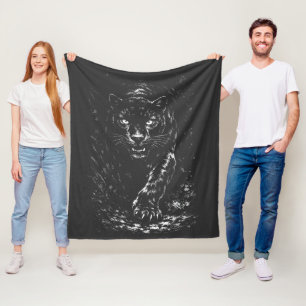 Black Panther — von BurnsInHell Fleecedecke