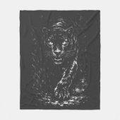 Black Panther — von BurnsInHell Fleecedecke (Vorderseite)