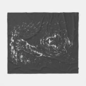 Black Panther — von BurnsInHell Fleecedecke (Vorderseite (Horizontal))