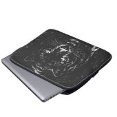 Black Panther — von BurnsInHell Laptopschutzhülle (Vorne Knopf)
