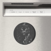 Black Panther — von BurnsInHell Magnet (In Situ (Geschirrspüler))