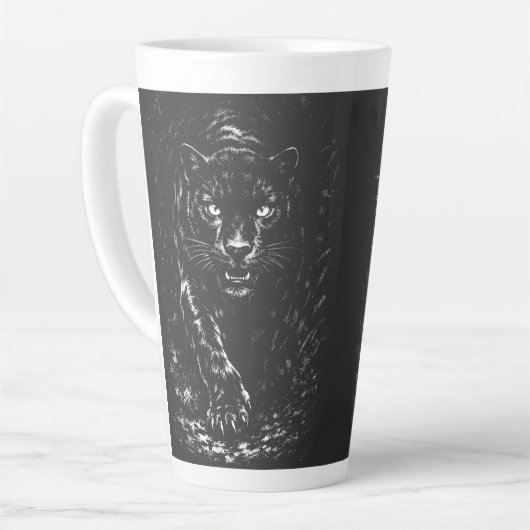 Black Panther — von BurnsInHell Milchtasse (Linke Ecke)