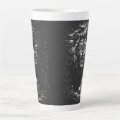 Black Panther — von BurnsInHell Milchtasse (Vorderseite)