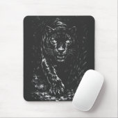 Black Panther — von BurnsInHell Mousepad (Mit Mouse)