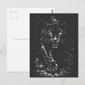 Black Panther — von BurnsInHell Postkarte (Vorne/Hinten)