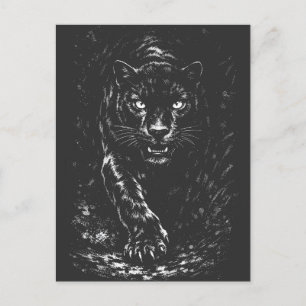 Black Panther — von BurnsInHell Postkarte