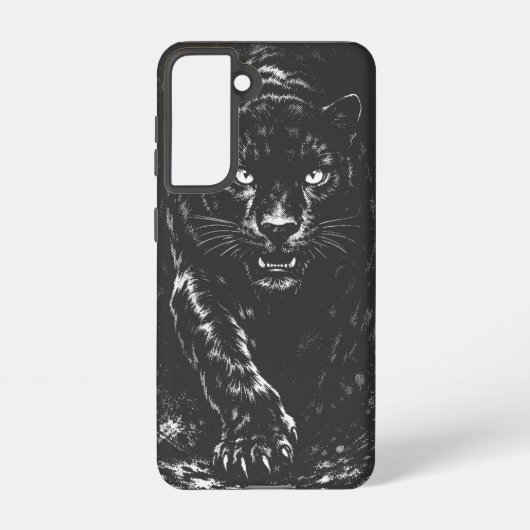 Black Panther — von BurnsInHell Samsung Galaxy Hülle (Rückseite)
