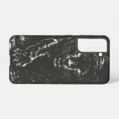 Black Panther — von BurnsInHell Samsung Galaxy Hülle (Rückseite (Horizontal))