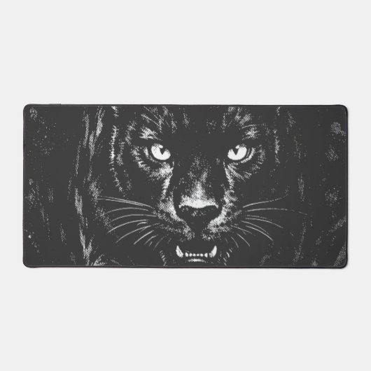 Black Panther — von BurnsInHell Schreibtischunterlage (Vorderseite)