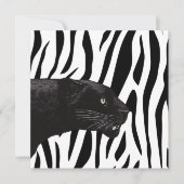 Black Panther von Toshi Yoshida Einladung (Vorderseite)