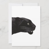 Black Panther von Toshi Yoshida Einladung (Vorderseite)