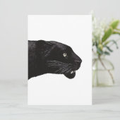 Black Panther von Toshi Yoshida Einladung (Stehend Vorderseite)