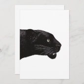 Black Panther von Toshi Yoshida Einladung (Vorne/Hinten)