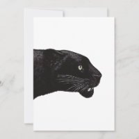 Black Panther von Toshi Yoshida Einladung