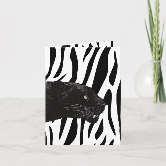 Black Panther von Toshi Yoshida Einladung (Vorderseite)