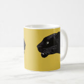 Black Panther von Toshi Yoshida Kaffeetasse (VorderseiteRechts)