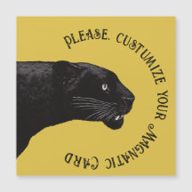 Black Panther von Toshi Yoshida Magnatic Card