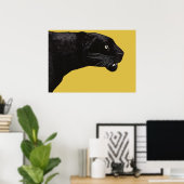 Black Panther von Toshi Yoshida Poster (Heimbüro)