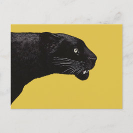 Black Panther von Toshi Yoshida Postkarte