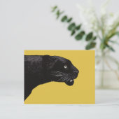 Black Panther von Toshi Yoshida Postkarte (Stehend Vorderseite)