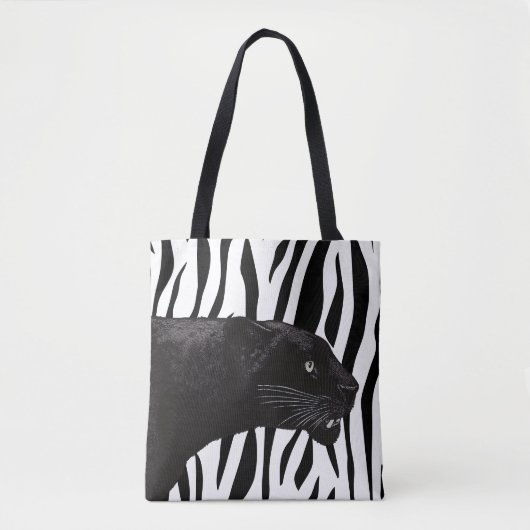 Black Panther von Toshi Yoshida Tasche (Vorderseite)