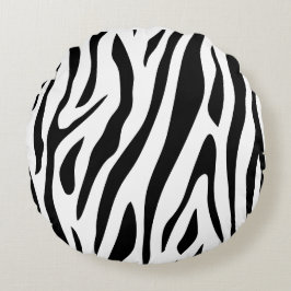 Black Panther von Toshi Yoshida Wood Rundes Kissen