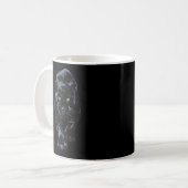 Black Panther Walking for Animal Leopard Jaguar Kaffeetasse (Vorderseite Links)