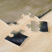 Black Panther with teeth showing and yellow eyes Puzzle (Seite)