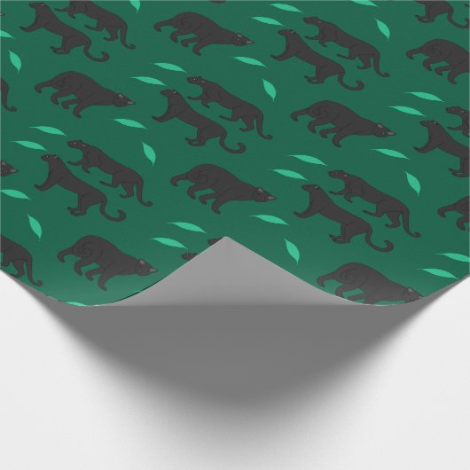 Black Panthers Geschenkpapier (Ecke)