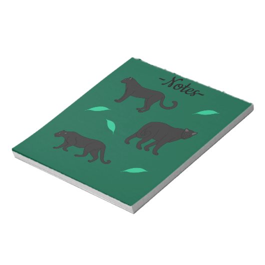 Black Panthers Notizblock (Rotiert)