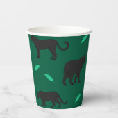 Black Panthers Pappbecher (Rückseite)