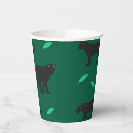 Black Panthers Pappbecher (Links)