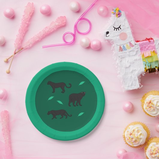 Black Panthers Pappteller (Party)