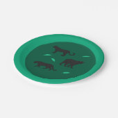 Black Panthers Pappteller (Schrägansicht)