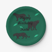 Black Panthers Pappteller (Vorderseite)